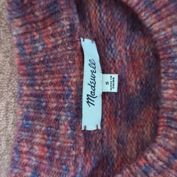 Madewell S Space-Dyed Birchmont Side-Button Pullover Sweater - Picture 4 of 9